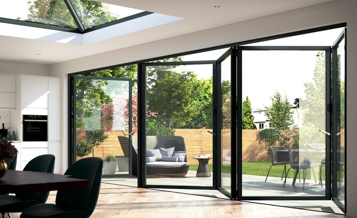 Korniche Aluminium Bi-Folding Door