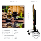 Infrared ceramic heater TM Kamin 500W Colour