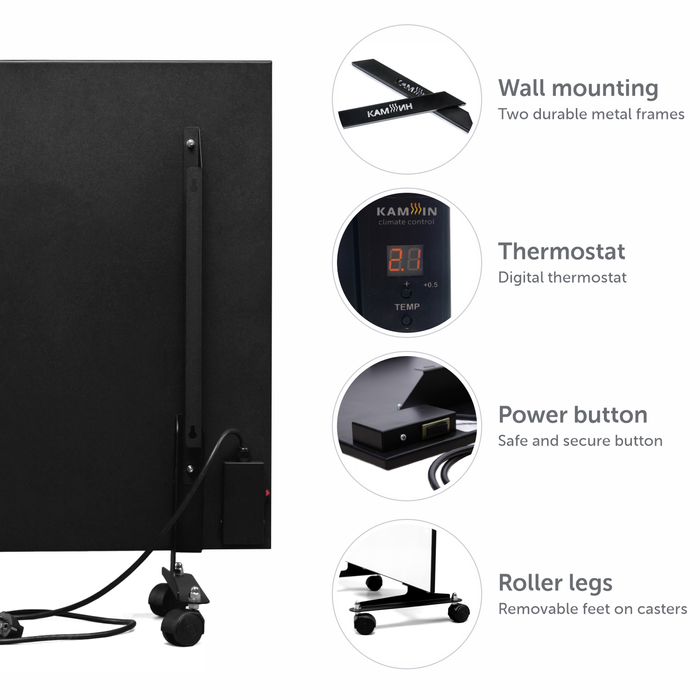 Infrared ceramic heater TM Kamin 500W Colour
