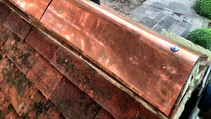 Copper Roof Ridges
