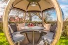 Ornate Garden Rotating Seater Garden Pod