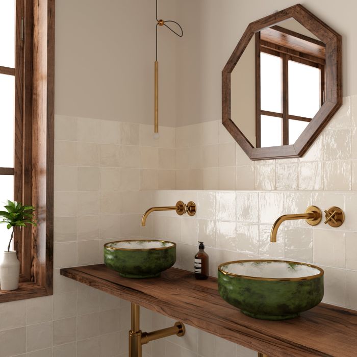 Monaco Zellige Square Glazed Ceramic
