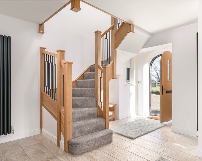 Black metal spindles