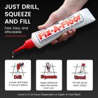 Fix-A-Floor Squeezable All-In-One Bonding Adhesive - For Loose & Hollow Tiles, Wood, LVT & Laminate - Extra Strength, Eco-Friendly & Non-Toxic - Includes Preservation Cap