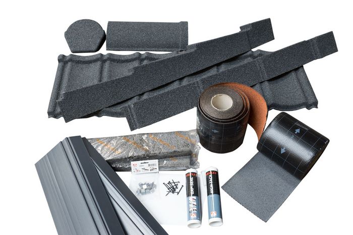 Granulated Lightweight Grey Roof Tiles