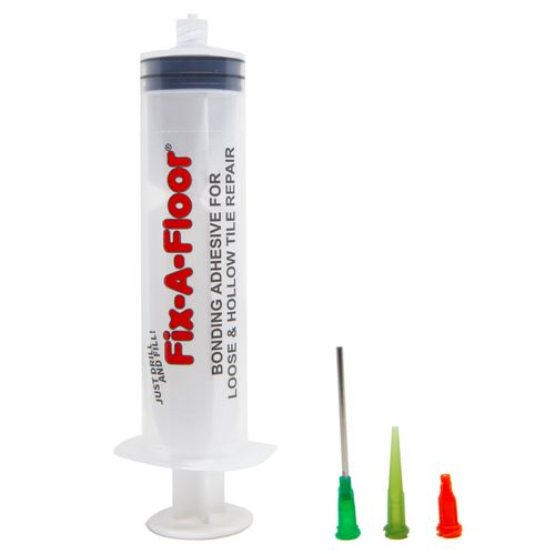 Fix-A-Floor 60ml Syringe Kit with flat stainless steel needle