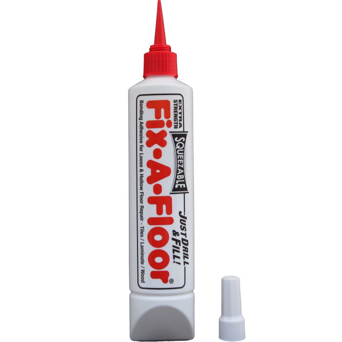 Fix A Floor Extra Strength Floor Tile Adhesive Squeezable 300ml Tube – Vinyl Floor Adhesive for Hollow Spots, Laminate, Creaking Wood & More – Versatile Injector Solution
