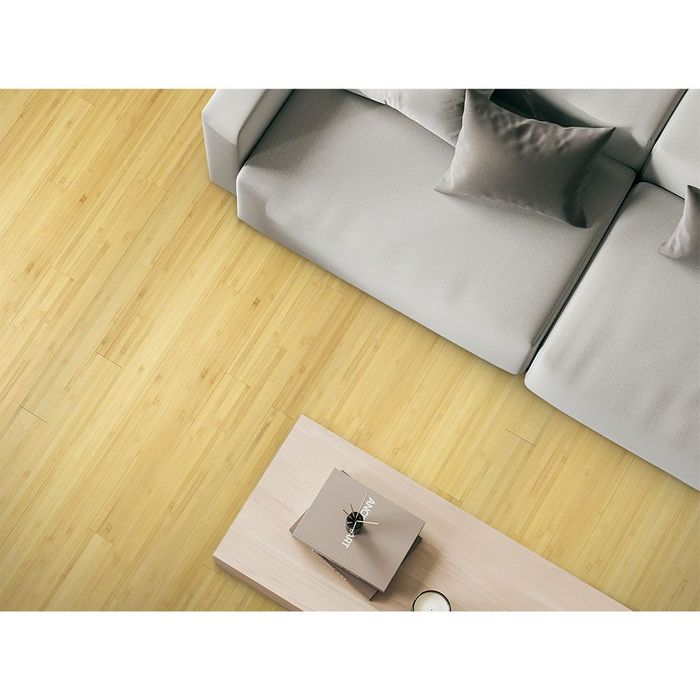 Solid Natural Horizontal 96mm Bamboo Flooring F1005