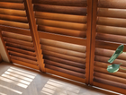 Red Western Cedar Shutters
