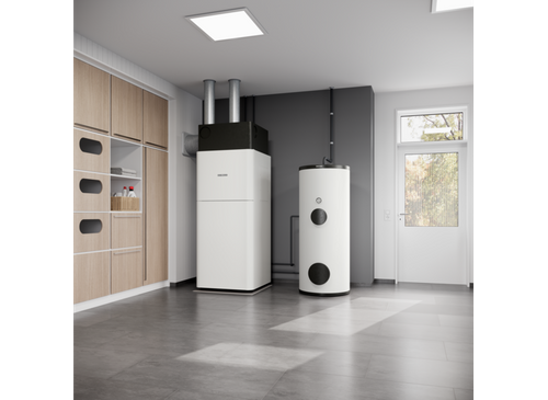 LWZ: indoor air source heat pump+ MVHR