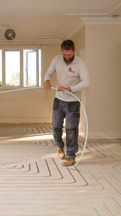 Retro-fit UFH, without floor build up!