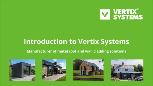 Introduction to Vertix Systems Metal Roof and Wall Cladding System Manufacturer