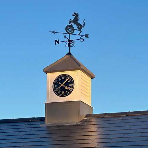 Clock Tower for a garage block
