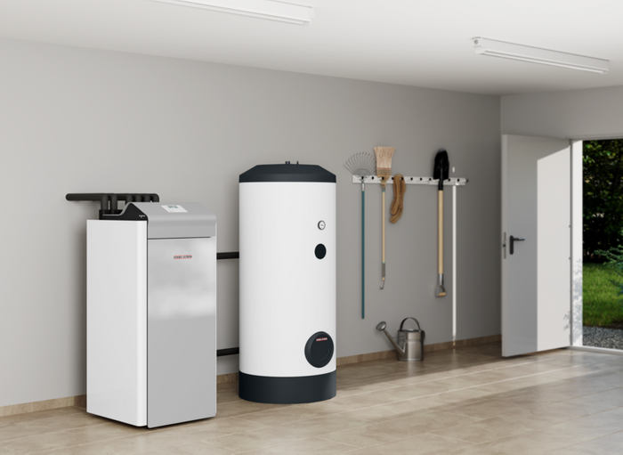 WPE-I 04 HK 230 GB Premium Pack (example ground source heat pump pack)