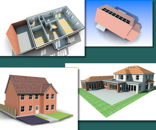 Free set of 3D models of your project