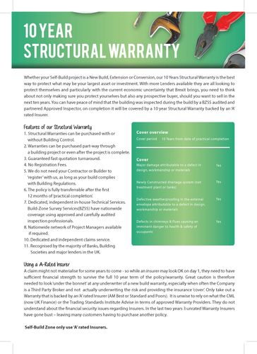 Strutural Warranty