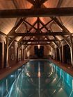oak frame swimming pool
