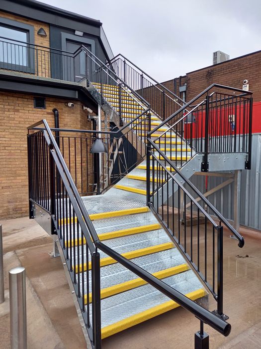 Steel staircases