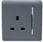 1 Gang 13 Amp Switched Plug Socket