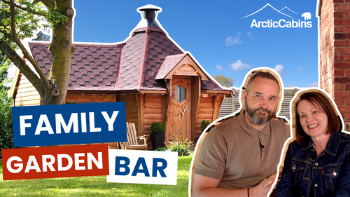 Inside Our World-Famous Garden Bar, with Our Happy Customers!