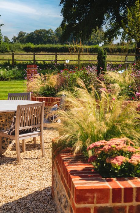 Idyllic garden retreat