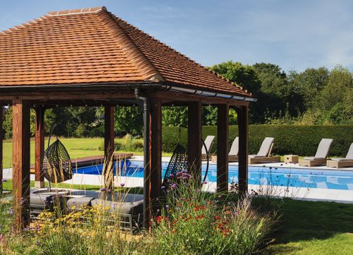 Idyllic garden retreat
