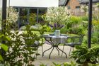 Indoor-outdoor experience in the garden