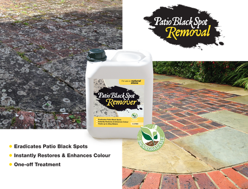 Patio Black Spot Remover for Natural Stone