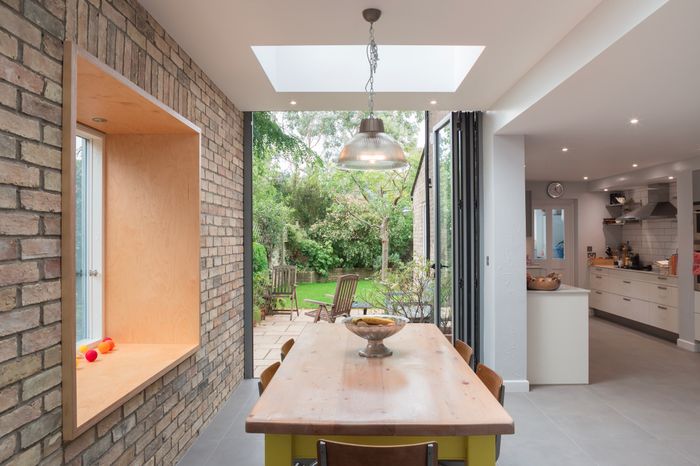 Aluminium and timber bifolds from Kloeber