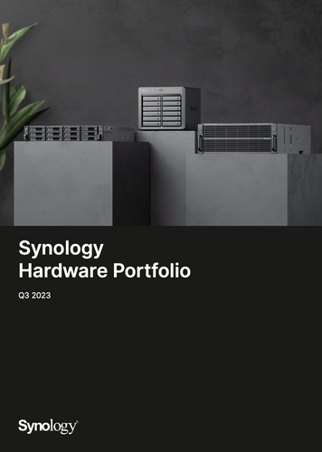 Synology Hardware Portfolio