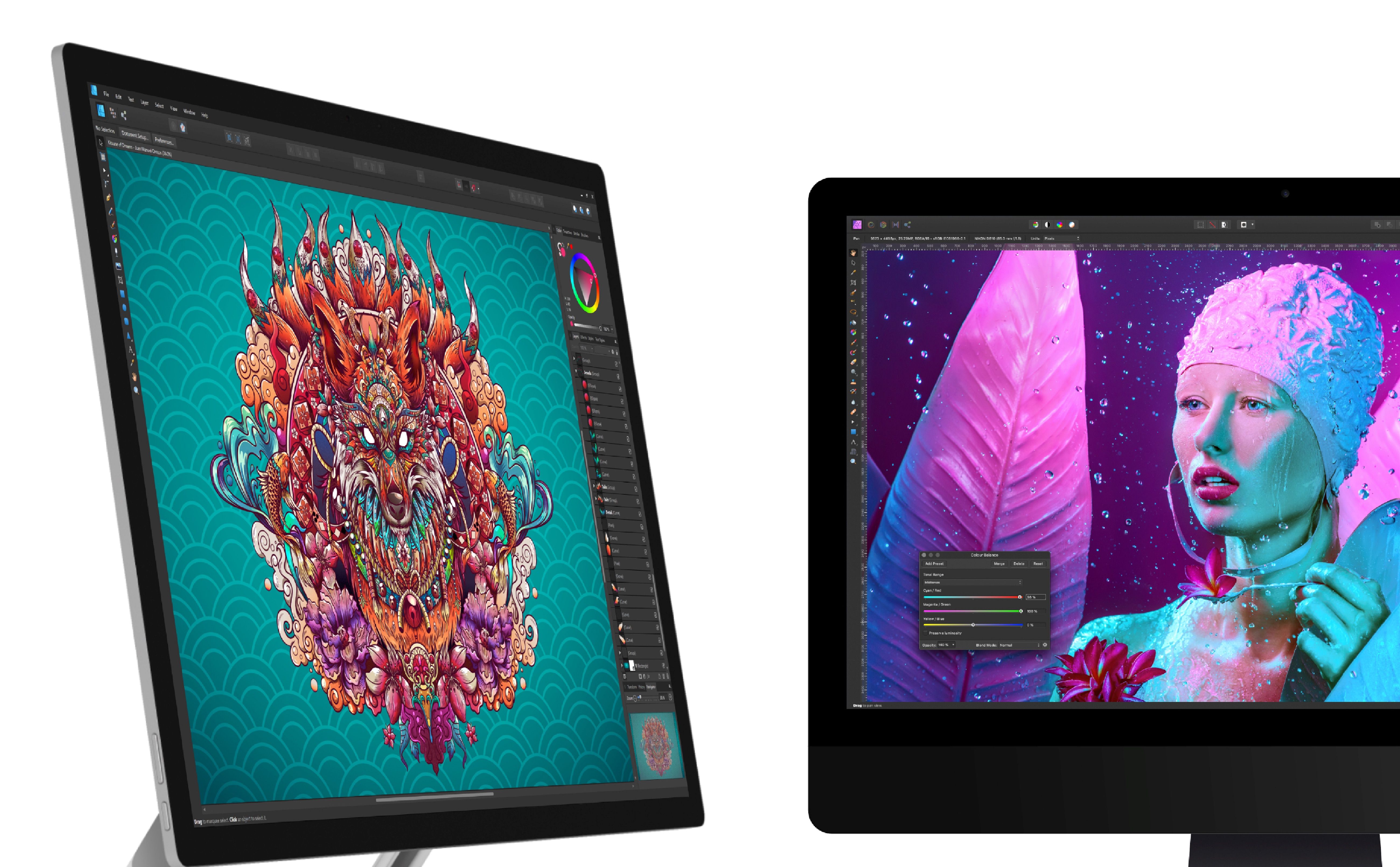Buy Affinity Photo, Publisher and Designer for £25 each