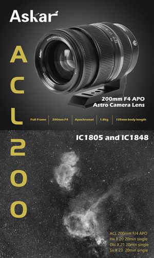 ASKAR ACL200 200mm f/4 Professional APO Astro Camera Lens (ACL) - THE PHOTOGRAPHY SHOW OFFER