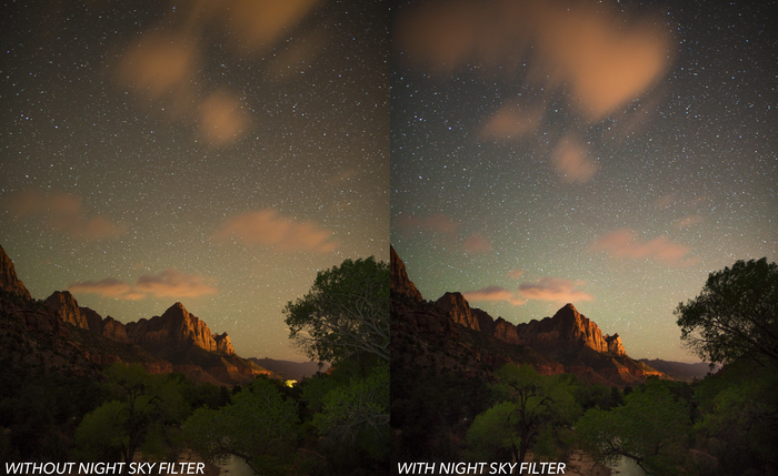 Night Sky Filter