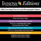 Innova Editions®: OBA Free Inkjet Fine Art and Photo Papers