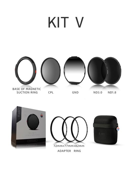 B.way 2nd Generation Pro Landscapes Wide Angle Magnetic Filters System