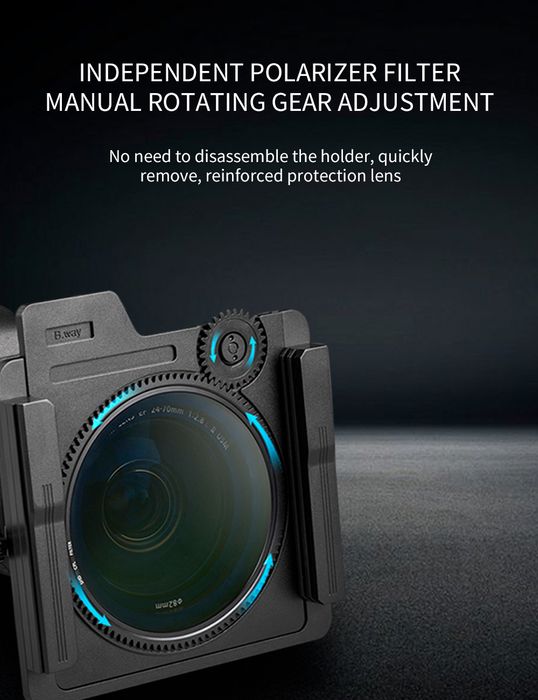 B.way s-one 100mm square filter holder system