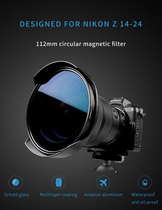 B.way circular magnetic landscapes filters system for Nikon Z14-24