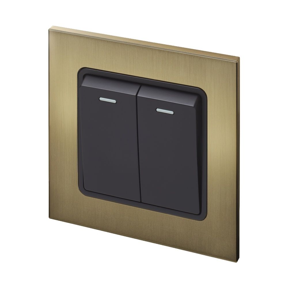 Aura Metal Rocker Light Switches