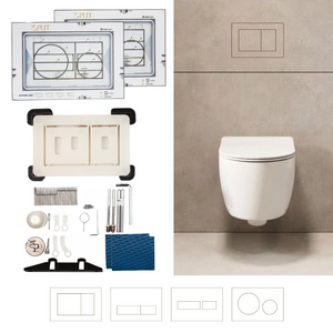 Hidden Toilet Flush Button M1 Edplit