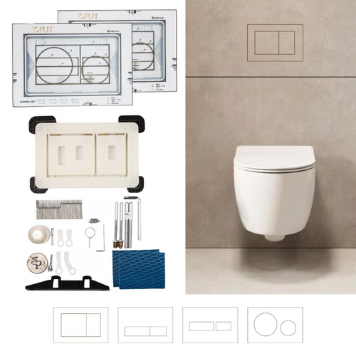 Hidden Toilet Flush Button M1 Edplit