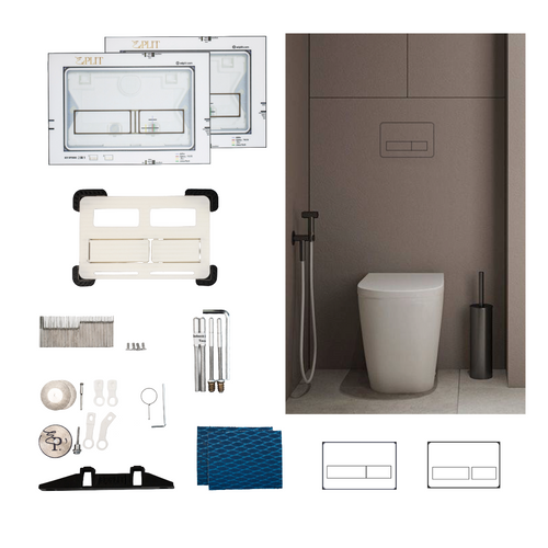 Hidden Toilet Flush Button M2 Edplit