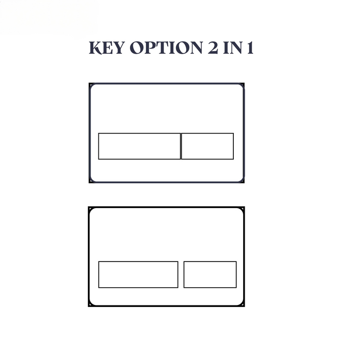 Hidden Toilet Flush Button M2 Edplit