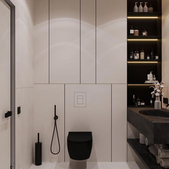 Hidden Toilet Flush Button M3 Edplit