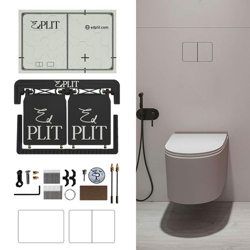 Hidden Toilet Flush Button M4 Edplit