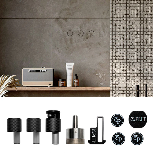 Hidden Towel Holder Set Edplit (Ball-catch)