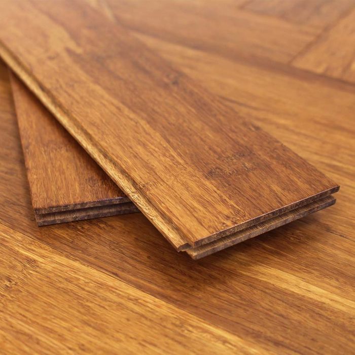 Bamboo Flooring Carbonised Block F1038