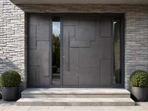 Tessellated gunmetal Entrance door