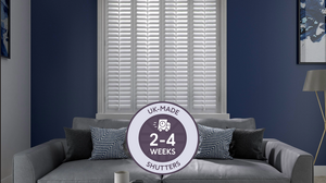 2-4 week Faux Wood Shutters