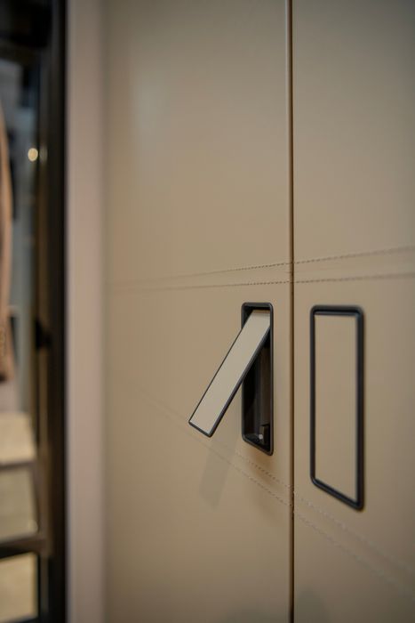 Wardrobes with hinged doors
