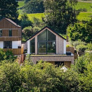 A low energy home in a garden plot